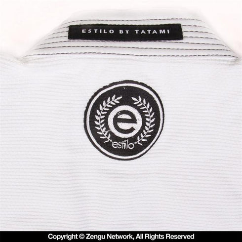 Tatami Estilo 6.0 Jiu Jitsu Gi - White/Black-7